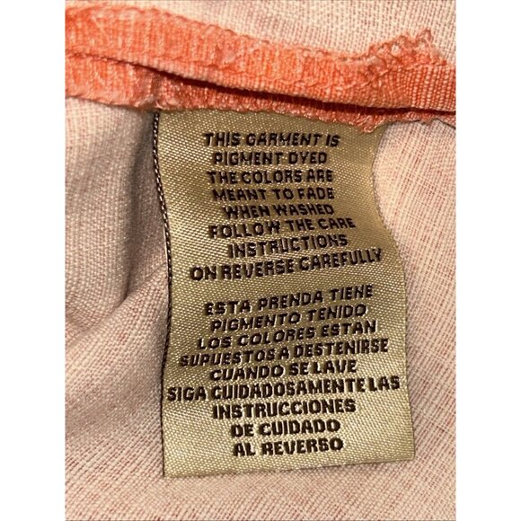 Jamaica Jaxx Men’s Shirt Size XXL Coral Silk Button Up Tropical Hawaiian Pocket - Picture 8 of 8